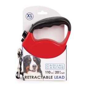 CC Belt Retractable Lead XL 20ft Red