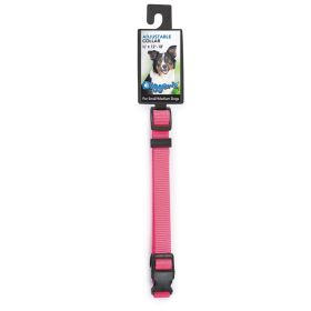 Digger's 5/8 Adjustable Nylon Collar 12-18In Neon Pink