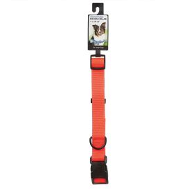Digger's 1In Adjustable Nylon Collar 18-26In Neon Orange