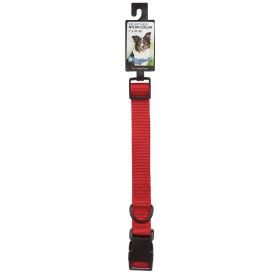 Digger's 1In Adjustable Nylon Collar 18-26In Red