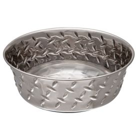 Ruff N'Tuff 2 Qt Diamond Plated Bowl W