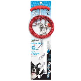 Guardian Gear 20Ft Large Tie-Out and Spiral Stake Combo Packs