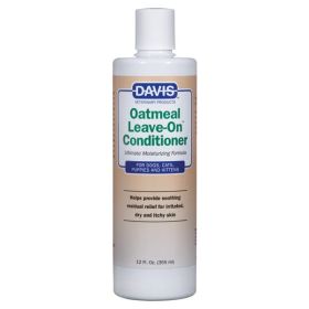 Davis Oatmeal Leave-On Dog Grooming  Conditioner 12 oz