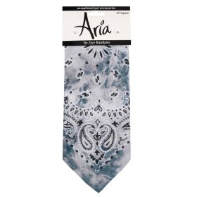 Aria Tie-dye Bandana Grey