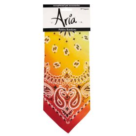 Aria Paisley Bandana Green/Orange