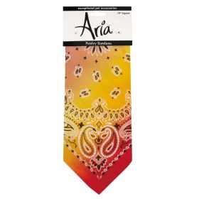 Aria Paisley Bandana Purple/Red