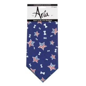 Aria Blue Bone In The USA Bandanas