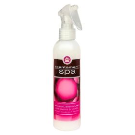 Best Shot Scentament Spa Wild Orchid & Vanilla Botanical Body Splash 8 oz