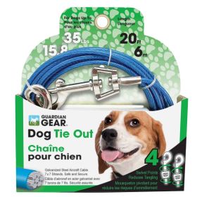 Guardian Gear Tie-Out Swivel Snap 20ft Med