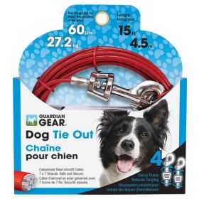 Guardian Gear Tie-Out Swivel Snap 15ft Lrg