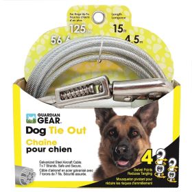 Guardian Gear Tie-Out with Spring 15ft XL