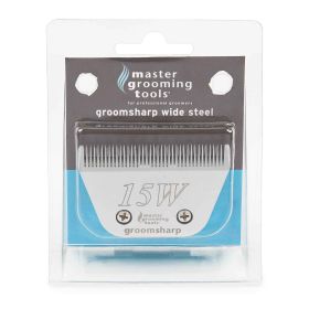 Master Grooming Tools GroomSharp Steel Wide Blades 15W