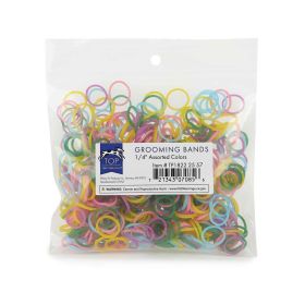 TP Grooming Bands 1/4in Assorted Color  500ct