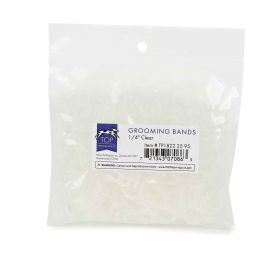 TP Grooming Bands 1/4in Clear  500ct