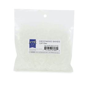 TP Grooming Bands 3/8in Clear  500ct