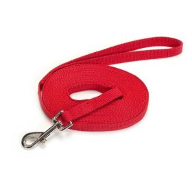 Guardian Gear Poly-Cotton Web Training Lead 50Ft Red