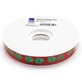 Top Performance Red & Green Printed Ribbon Rolls  50-Yard