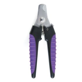 Master Grooming Tools Large Purple Ergonomic Dog Nail Clippers