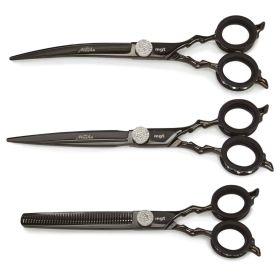 Master Grooming Tools Mushu Shears  3 piece Kit - SAVE 20%