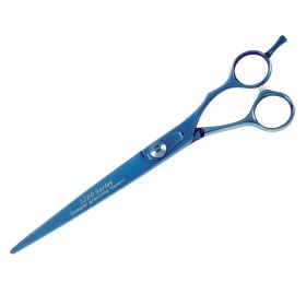 Master Grooming Tools 5200 Series 7.5In Blue Titanium Straight Shears