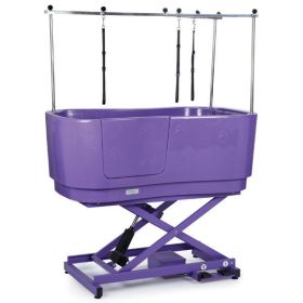 Master Equipment Poly Pro Lift Dog Grooming Tub Purple