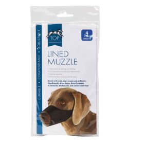Top Performance Lined Nylon Muzzle 8In Snout Sz 4