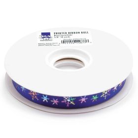 Top Performance Snowflake Printed Ribbon Rolls  50-Yard