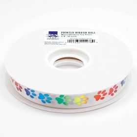Top Performance Pawprints Printed Ribbon Rolls  50-Yard