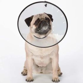 Total Pet Health  Elizabethan M 11.5In Clear