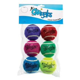 Grriggles Classic Tennis Balls 2.5In 6Pk