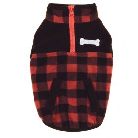 Zack & Zoey Buffalo Fleece Jacket M Red