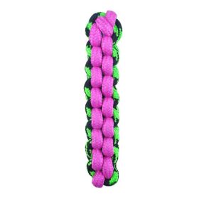 Pet Park Blvd Paracord Rope Fetch Stick Pink
