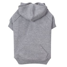 Zack & Zoey Basic Hoodie L Gry