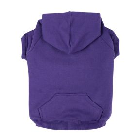 Zack & Zoey Basic Hoodie M Purple