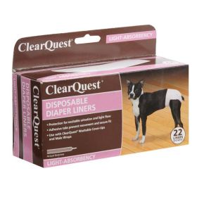 ClearQuest Disposable Diaper Liner 22Pk Light
