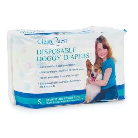 ClearQuest Disp Doggy Diapers S