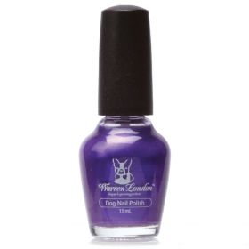 Warren London Dog Nail Polish Bottle Purple