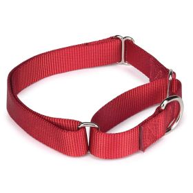 Guardian Gear Nylon Martingale Collar 14-20In Red