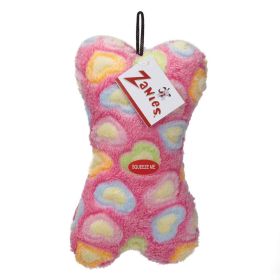 Zanies Sweetheart Snuggle Bone 7.5 In Pink