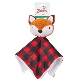 Zanies Buffalo Check Fox Puppy Blanket