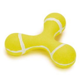 Zanies Yellow Triple Knob Tennis Ball Toys
