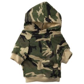 Casual Canine Camo Hoodie XL Green