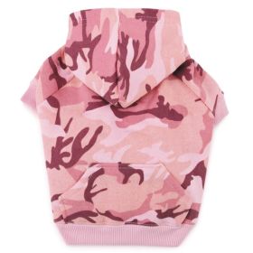 Casual Canine Camo Hoodie XL Pink