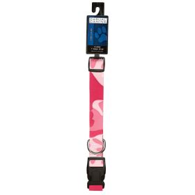 Casual Canine Camo Collar 18-26In Pink