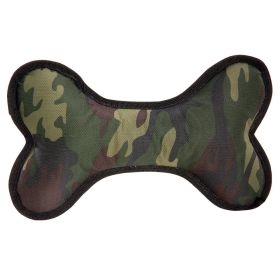 Zanies Toughstructable Bone L Green Camo