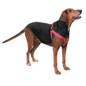 Casual Canine Nylon 2 Step Harness 9-15In Pink