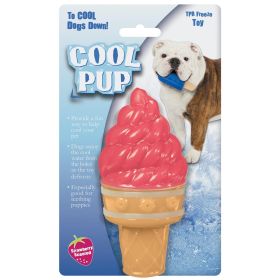 Cool Pup Toy Lg Ice Cream Cone Pink
