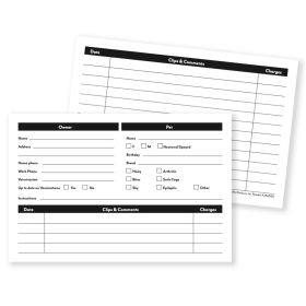 ProSelect Customer Profile Cards 4x6In 50Pk