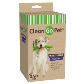 Clean Go Pet Fresh Scented Doggy Waste Bags 250Ct