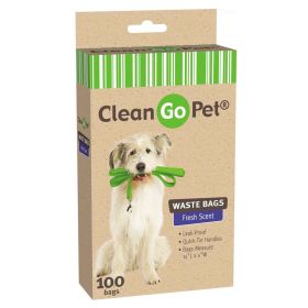Clean Go Pet Fresh Scented Doggy Waste Bags 100Ct